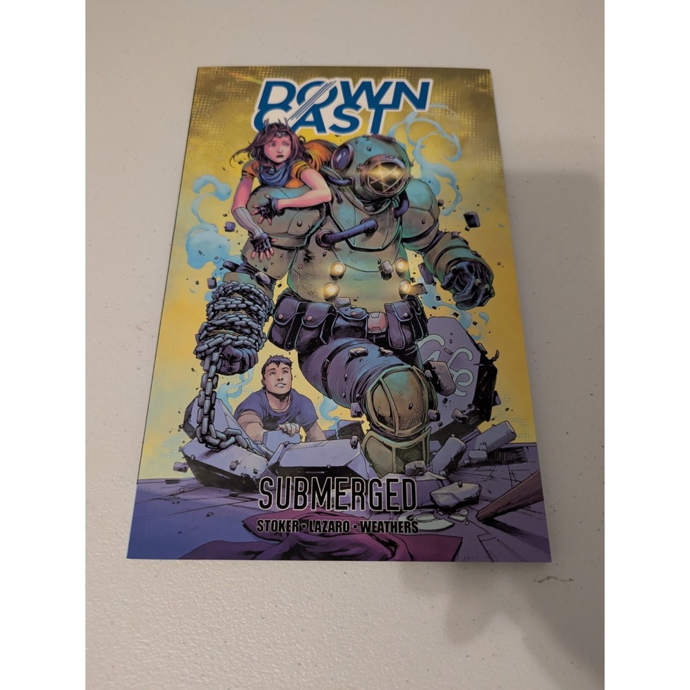 Downcast Submerged Comic Novel, Signed By Clint Stoker